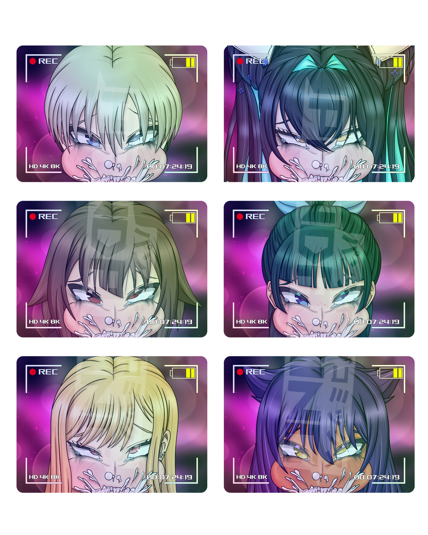 Cam Girl BJ (Vol 2) Holographic Cards