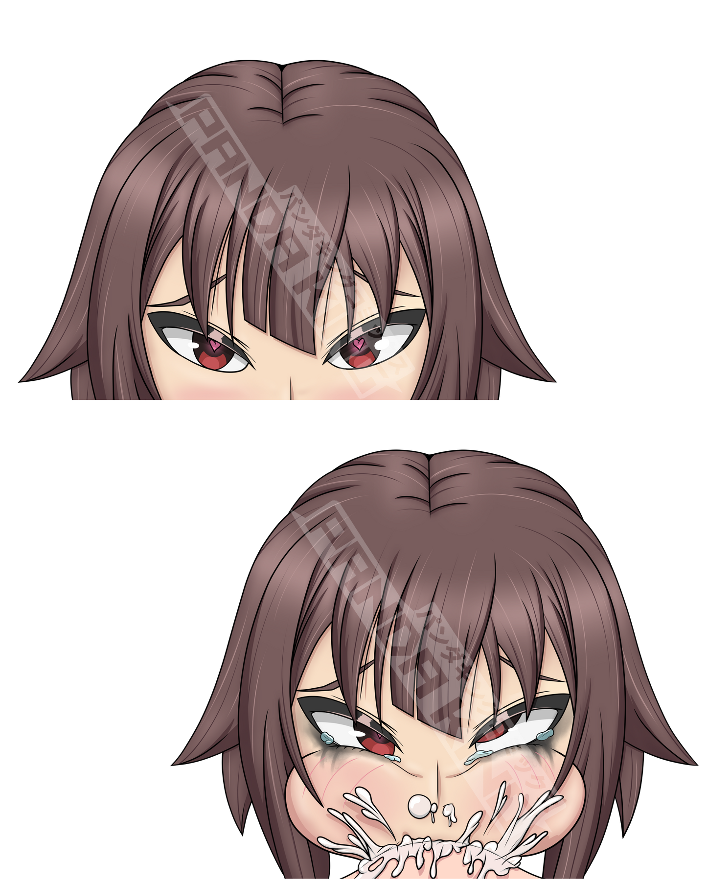 Megumin Peeker (Sticker)