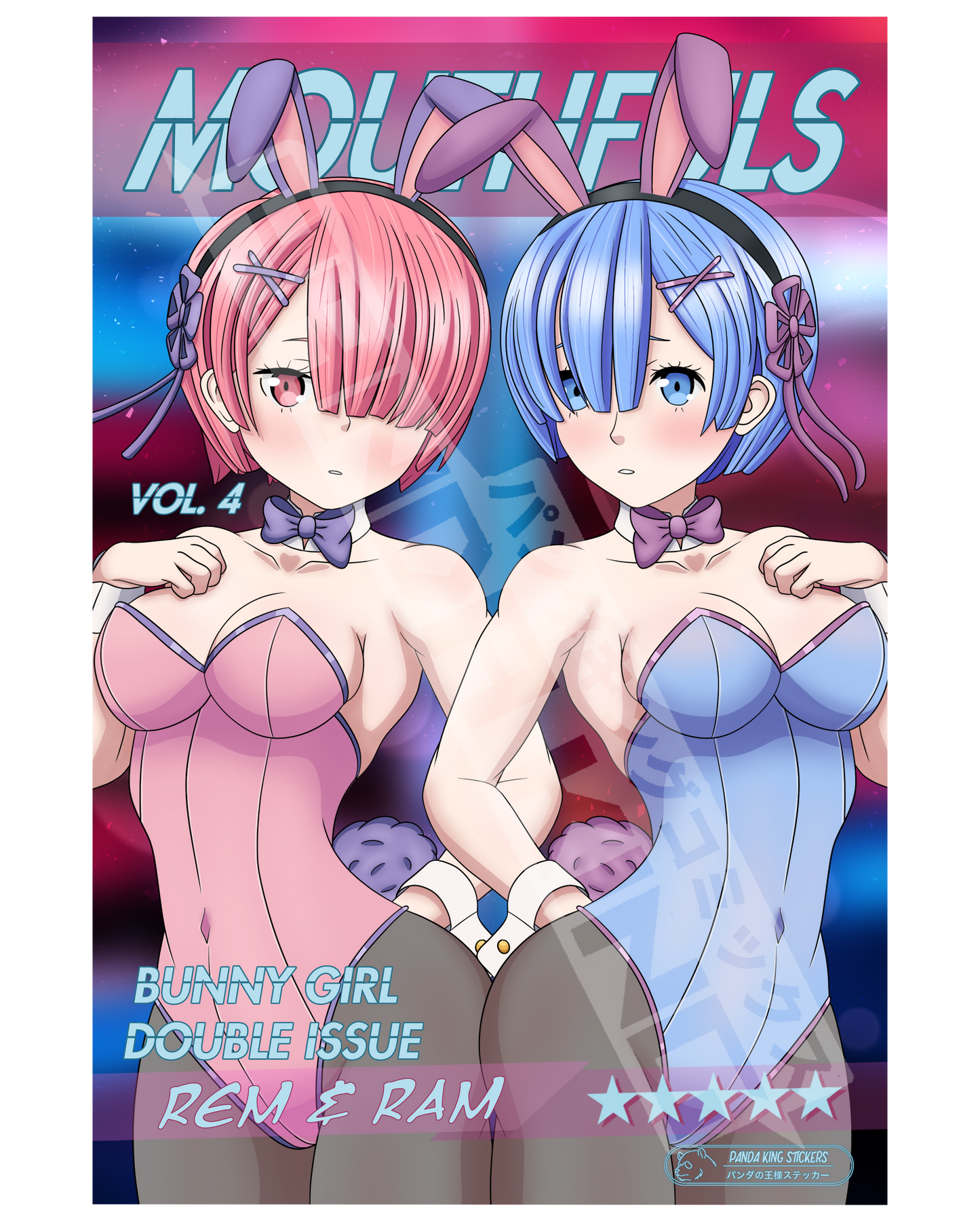 Rem & Ram Mouthfuls Print
