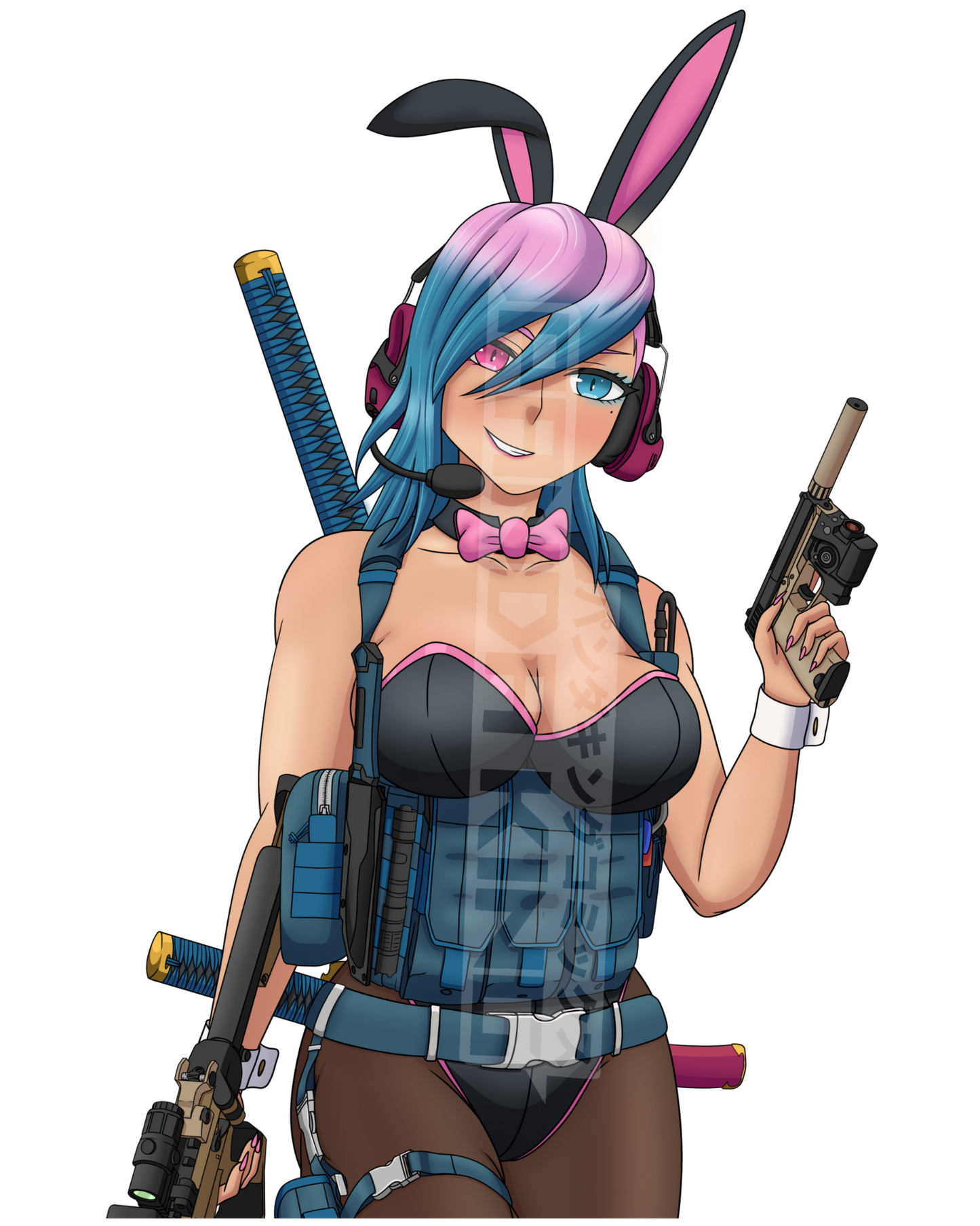 Tactical Bunny Melora Peeker (Sticker)
