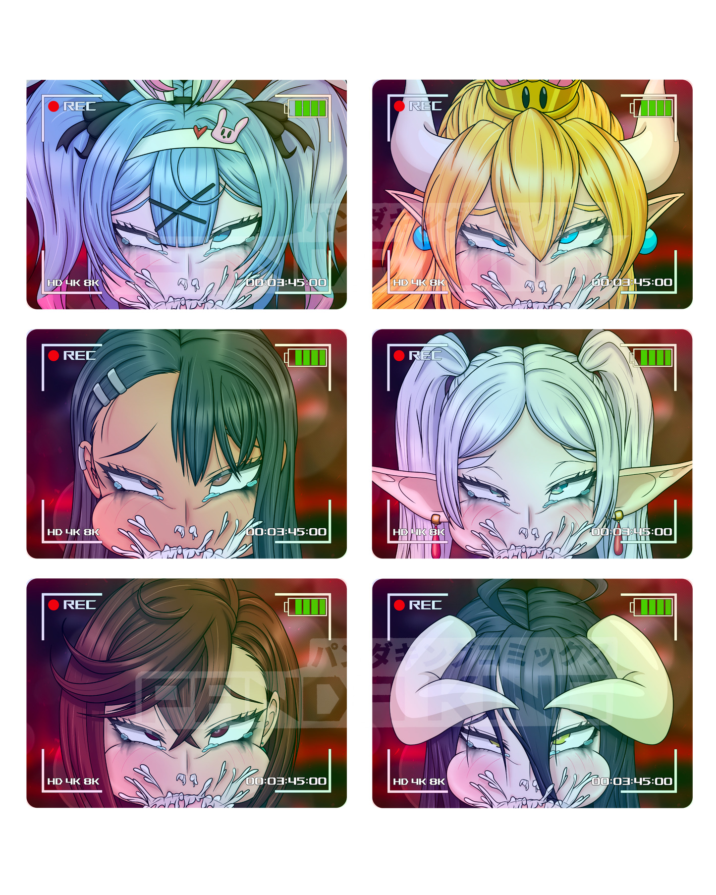 Cam Girl BJ (Vol 1) Holographic Cards (Spicy)