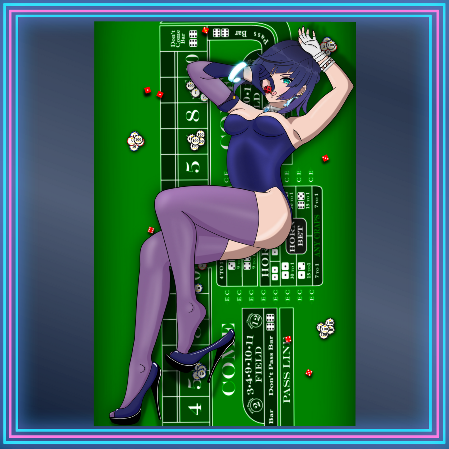 *CLEARANCE* Gambling Yelan Print