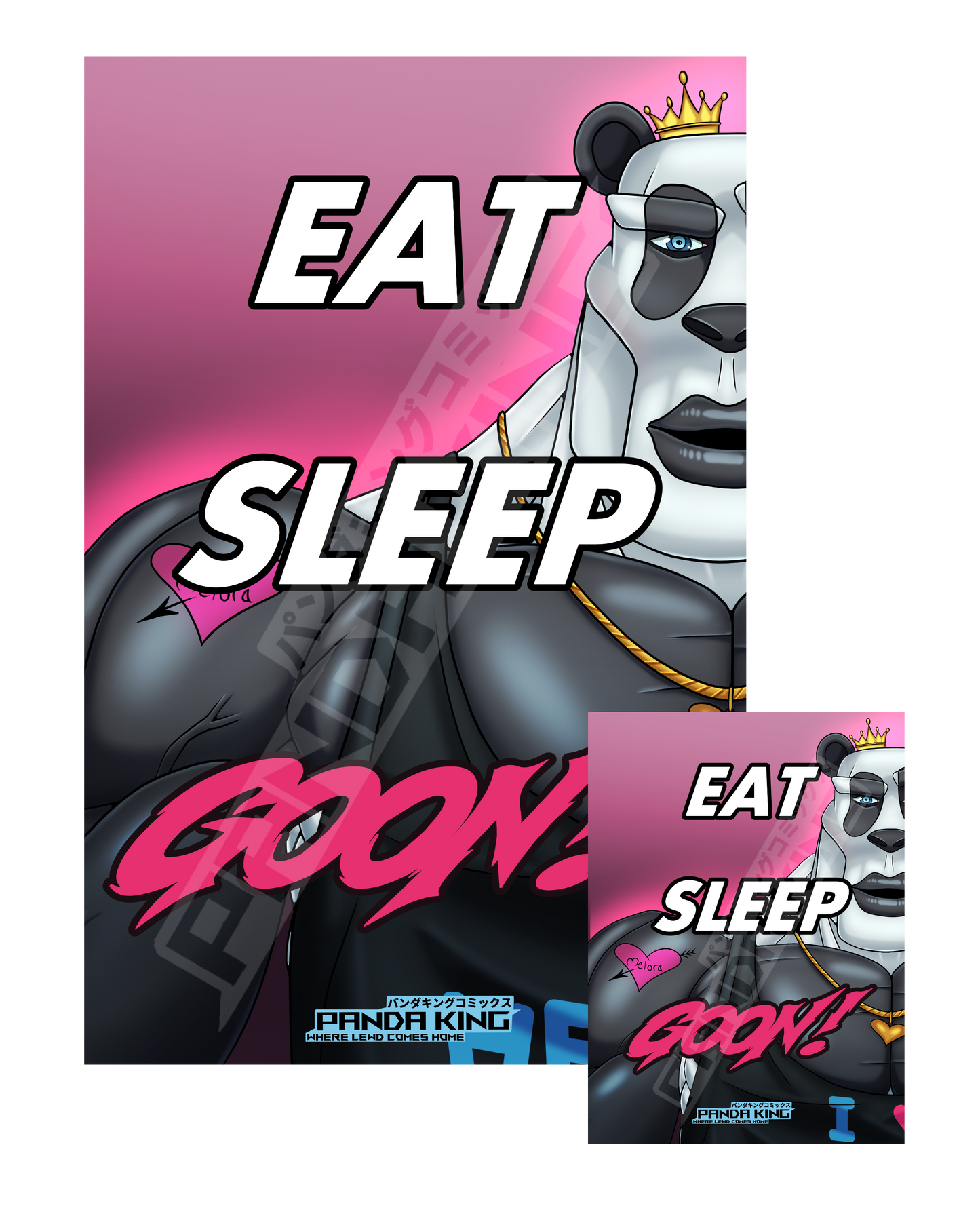 **Pre-Order** Panda King Motivational Poster