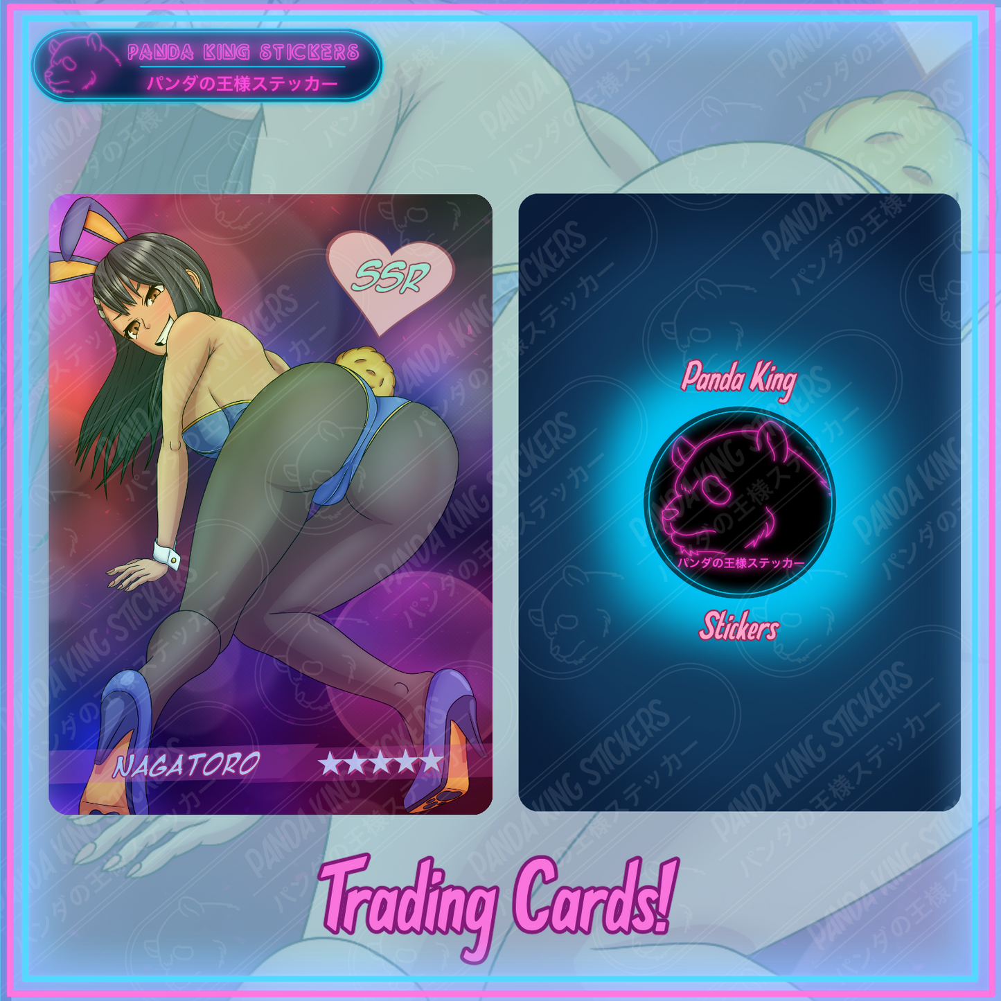 **NEW** Bunny Girls 2 Holographic Cards