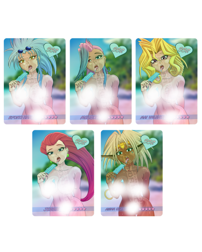 Summer Pinup Popsicle Cards (Saucy)