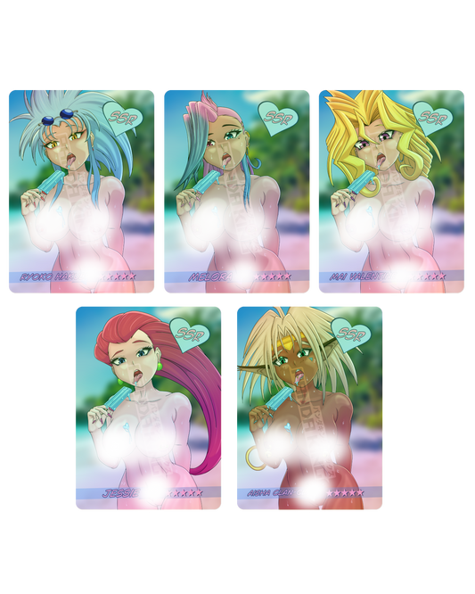 Summer Pinup Popsicle Cards (Saucy)