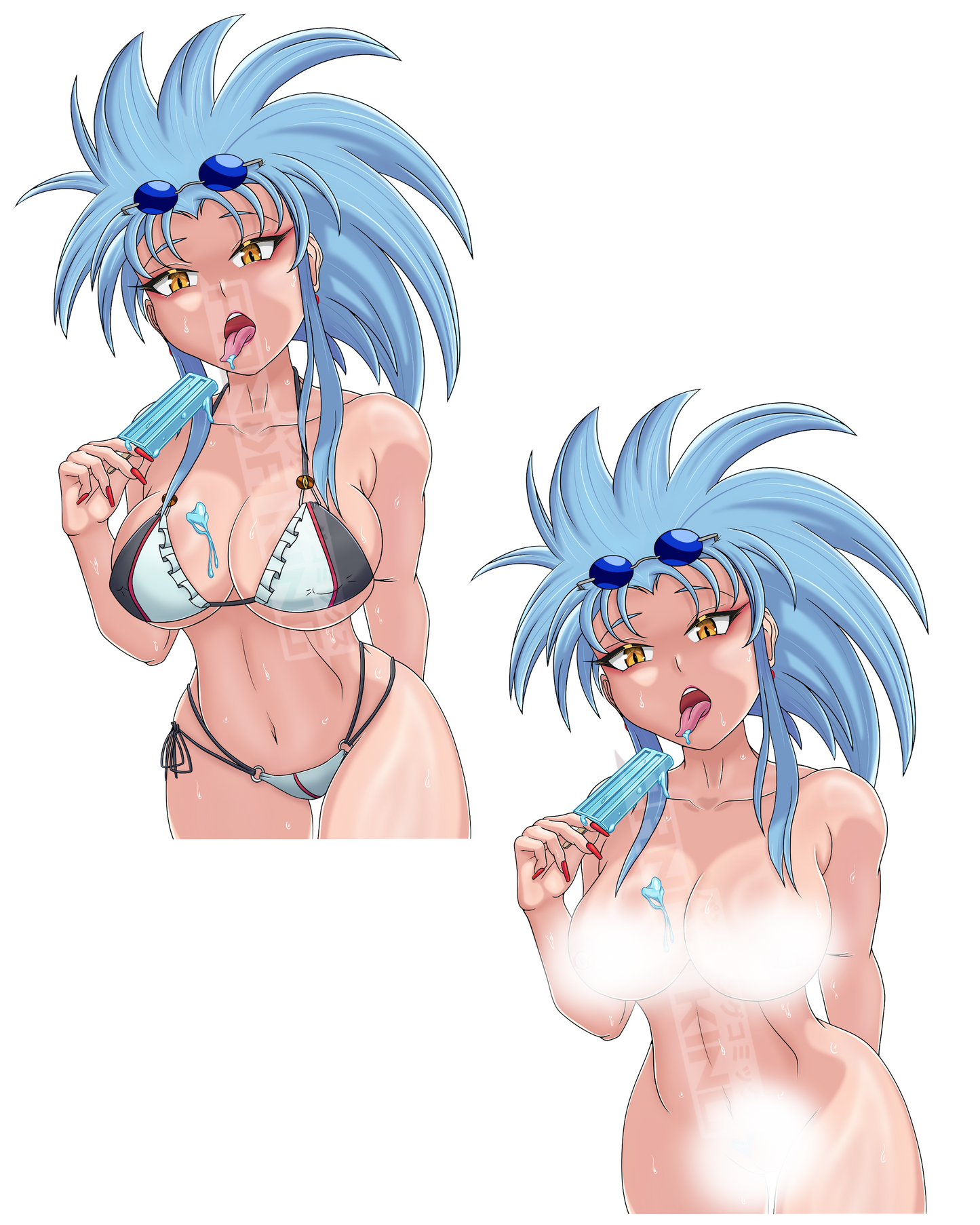Ryoko Summer Pinup (Sticker)