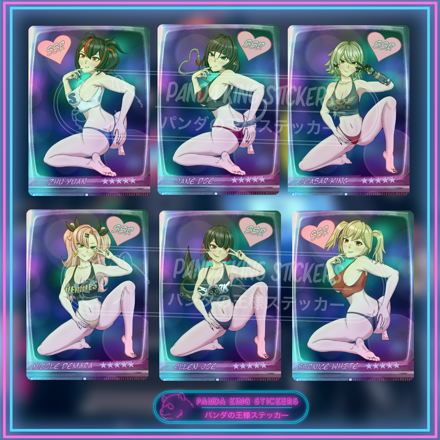 **PRE-ORDER** ZZZ Pinup Holographic Cards