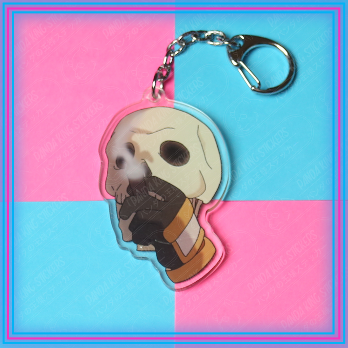 *CLEARANCE* Skeleton Knight Keychain – pandakingstickers
