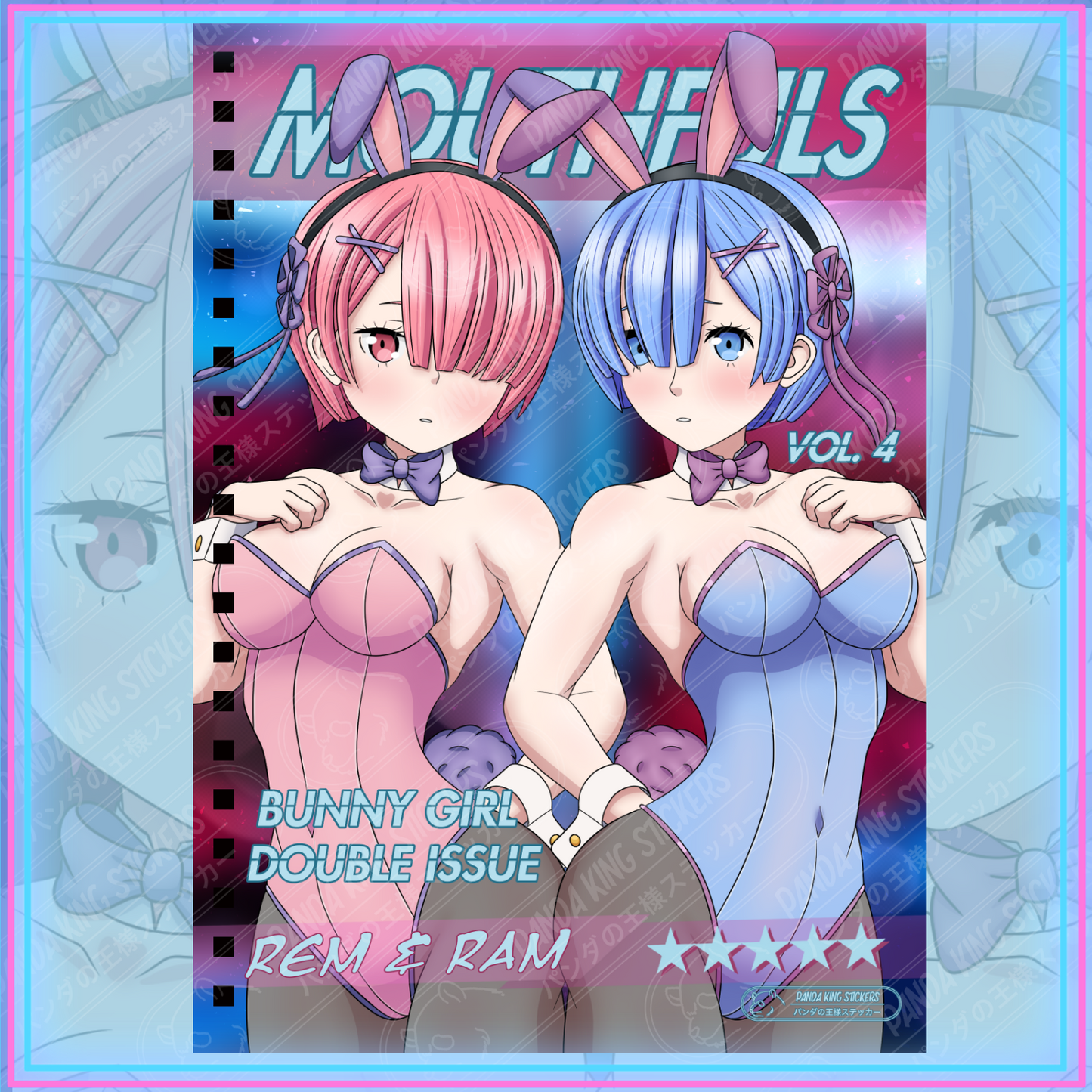 **NEW** Rem & Ram Bunny Girls Sticker Book