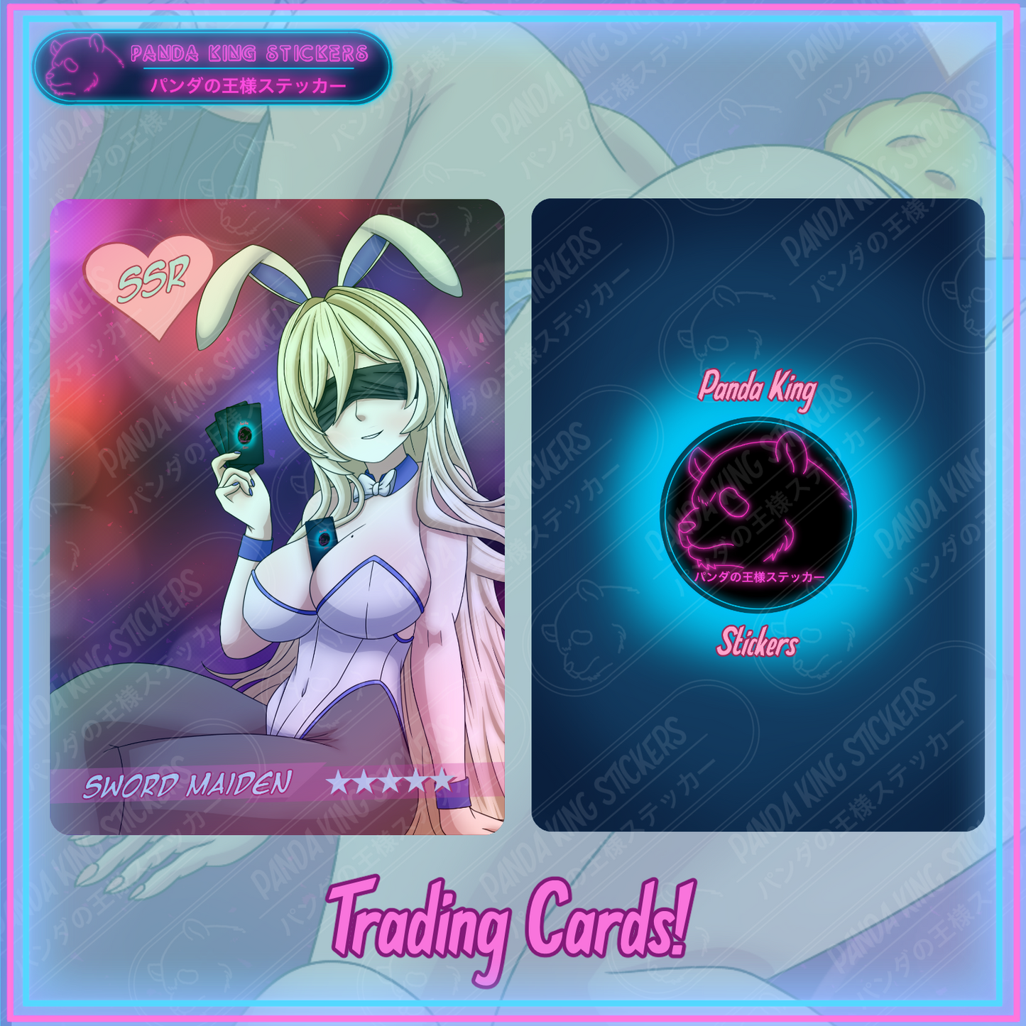 **NEW** Bunny Girls 2 Holographic Cards