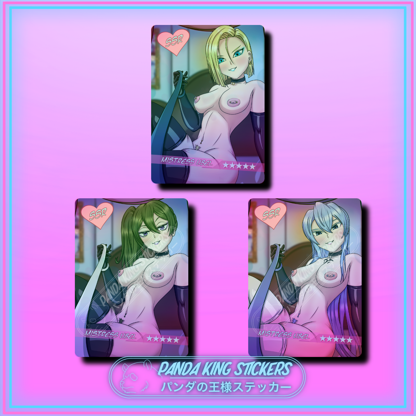 **Pre-Order** Femdom Mommies Holographic Cards (Saucy)