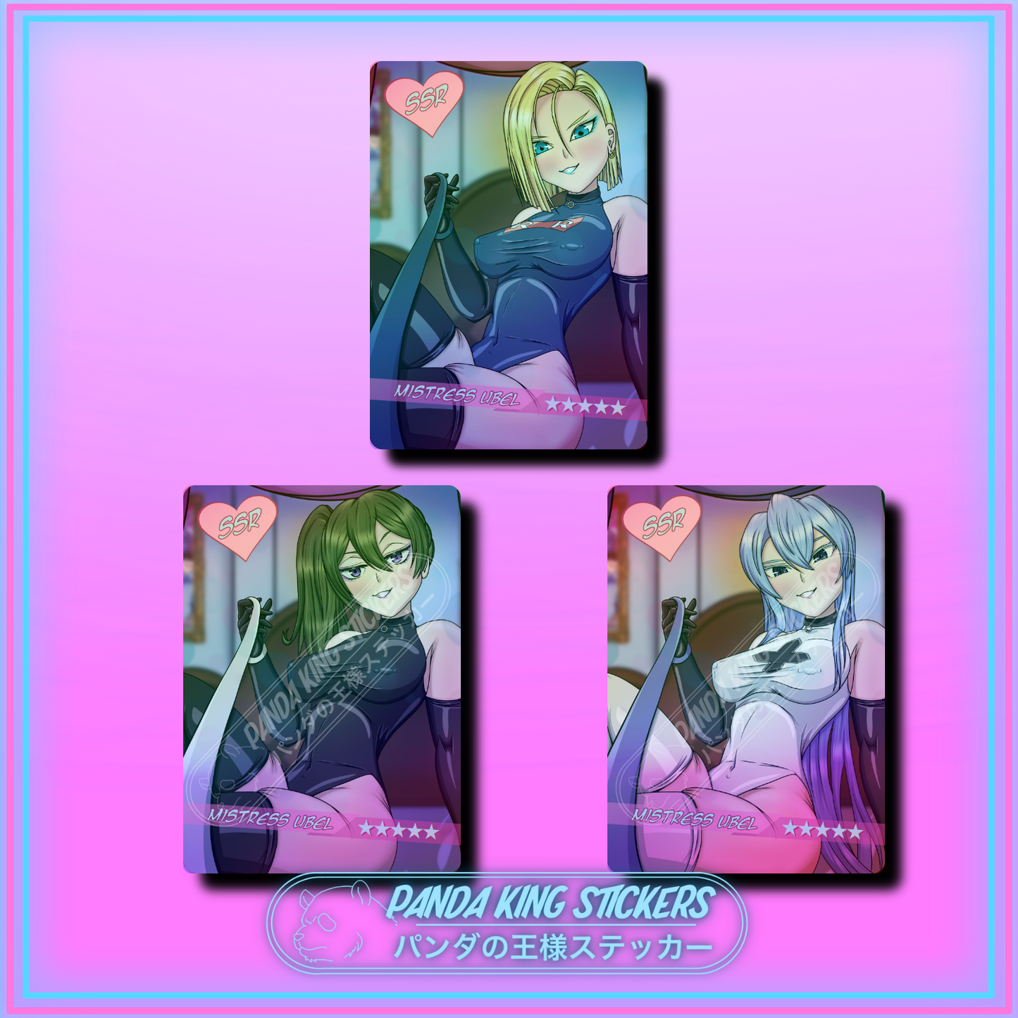 **Pre-Order** Femdom Mommies Holographic Cards (SFW)