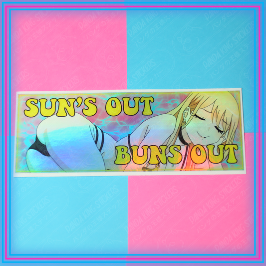 Sun’s Out, Buns Out” Holographic Slap